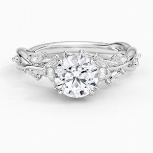 Yuvarlak Tektaş Markiz Yaprak Detaylı Nature Inspired Model