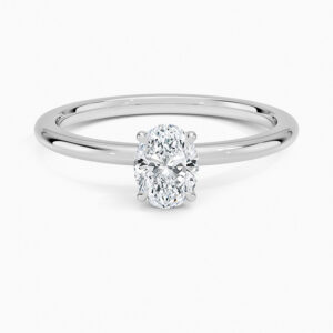 Oval Kesim Pırlanta Tektaş Klasik 4 Tırnak Zarif Model