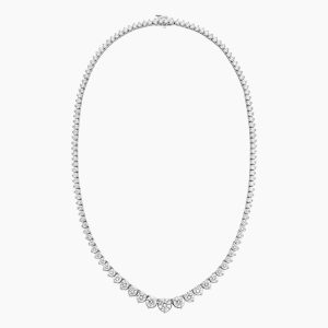 20 karat suzme boy pirlanta suyolu kolye modelinin tam gorunusu