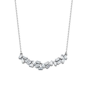 baget kesim taslardan olusan yarim su yolu pirlanta kolye modeli