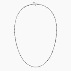 3 karat pirlanta tasli ince suyolu gerdanlik modelinin tam gorunusu